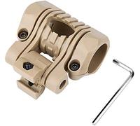 WLXW Casque Tactique Airsoft Accessoires 25 Mm Rapide Casque Lampe de Poche Support de Fixation avec Clé Quick Release Lampe Torche Support Pince Clip Fixation Accessoire pour Casque Fast