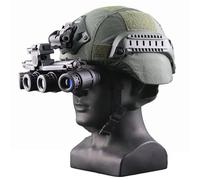 WLXW Casque Tactique MICH2000 avec Vision Nocturne,Housse Casque Airsoft for Tir CS Plein Air, Chasse(OD)