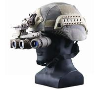 WLXW Casque Tactique MICH2000 avec Vision Nocturne,Housse Casque Airsoft for Tir CS Plein Air, Chasse(AU)