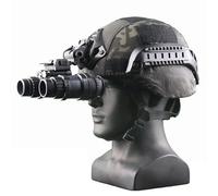 WLXW Casque Tactique MICH2000 avec Vision Nocturne, Modèle L4G24, Monture NVG, Housse Casque Airsoft for Tir CS Plein Air, Chasse(BCP)