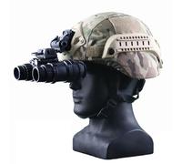 WLXW Casque Tactique MICH2000 avec Vision Nocturne, Modèle L4G24, Monture NVG, Housse Casque Airsoft for Tir CS Plein Air, Chasse(CP)