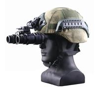 WLXW Casque Tactique MICH2000 avec Vision Nocturne, Modèle L4G24, Monture NVG, Housse Casque Airsoft for Tir CS Plein Air, Chasse(FG)