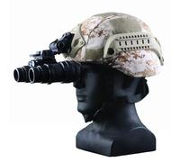 WLXW Casque Tactique MICH2000 avec Vision Nocturne, Modèle L4G24, Monture NVG, Housse Casque Airsoft for Tir CS Plein Air, Chasse(DSDG)