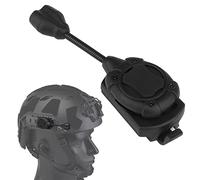 WLXW Lampe De Casque Militaire Airsoft Feux De Signalisation Tactiques Commutateur MPLS Système D'éclairage De Personne Modulaire Lumière À Double Mode,Noir