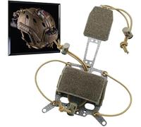 WLXW Pochette Rangement for Batterie Casque Tactique, Support Batterie Réglage Élastique, Sac Contrepoids, for Casque Paintball, Chasse, D'airsoft Et CS(RG)