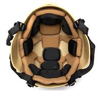 WLXW Remplacement De Casque Tactique Coussinets Casque Airsoft Accessoires Insert en Mousse EVA Souple Kits De Rembourrage Moto Tapis Vélo pour Déguisement Cosplay Fast Mich CS Army ACH,Tan