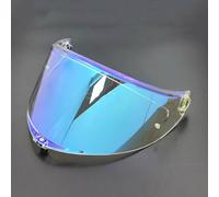 WLYGUO Visiere Casque Moto pour AGV K6/K6S, Remplacement de Visière de Lentille de Casque de Bouclier de Vent de Moto Visière Teintée,Normal-C Aurora Blue