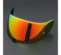WLYGUO Visiere Casque Moto pour HJC C70 FG-17 IS-17 FG-St, Remplacement de Visière de Lentille de Casque de Bouclier de Vent de Moto Visière Teintée,Normal-E Gold Red