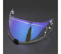 WLYGUO Visiere Casque Moto pour HJC C70 FG-17 IS-17 FG-St, Remplacement de Visière de Lentille de Casque de Bouclier de Vent de Moto Visière Teintée,Normal-A Aurora Blue