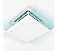 WLYPE Couvercle d'aération de climatisation carré réglable en Hauteur, déflecteur d'aération pour évents de Plafond de Bureau Commercial, 30/45/60 cm