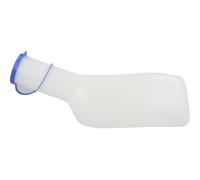 WM Urinal Homme Opaque Avec Couvercle Bleu 1 Pièce