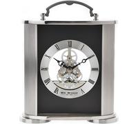 Wm. Widdop Argent & Noir Manteau Montre Squelette Mouvement WD2073 (Taille unique) (Argent)