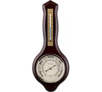 Wm.Widdop Baromètre et thermomètre en bois WD2167 (Taille unique) (Acajou)
