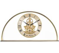 Wm.Widdop Gold Arch Mantel Clock Skeleton Dial Roman WD2027 (Taille unique) (Or)