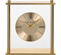 Wm. Widdop Gold Horloge carrée de cheminée WD2133 (Taille unique) (Or)