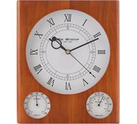 Wm.Widdop Horloge en bois, thermomètre & hygromètre WD2191 (Taille unique) (Marron)