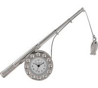 Wm.Widdop Montre miniature Canne à pêche - Finition satinée argent WD157 (Taille unique) (Argent)