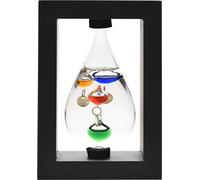 Wm.Widdop Teardrop Galileo dans un cadre en bois WD764 (Taille unique) (Noir)
