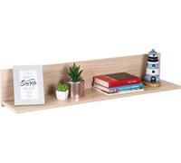 Wm052-Es Wall-Mounted Storage Shelf 98 X 19 X 19 Cm Oak Sonoma Brown