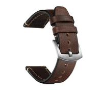 WMAMBZNDHP Bracelet De Montre Adapté For Seiko, For Snxs79, For Hommes Et Femmes, Adapté À Rolex, 18mm, 20mm, 22 Mm(DarkBrown-Silver,20mm)