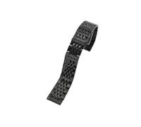 WMAMBZNDHP Bracelet de montre en acier inoxydable, 14MM 16MM 18MM 19MM 20MM, adapté au Bracelet de montre TISSOT 1853 T41 T17, argent, or Rose(06-Black,14mm)
