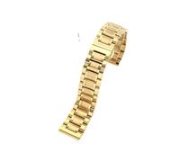 WMAMBZNDHP Bracelet de montre en acier inoxydable, 14MM 16MM 18MM 19MM 20MM, adapté au Bracelet de montre TISSOT 1853 T41 T17, argent, or Rose(05-Golden,14mm)