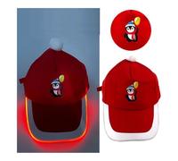 WMAMBZNDHP Casquette de Baseball Lumineuse LED Style Hip-hop, Accessoire Bar/Club, Chapeau Fluorescent for Homme/Femme, équipement DJ/Danse, déguisement(20)