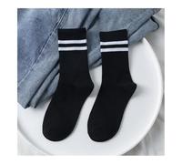 WMAMBZNDHP Chaussettes de Sport rayées for Couples, Chaussettes Skateboard Rue, Version coréenne, Style Universitaire, Printemps et Automne(5)