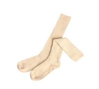 WMAMBZNDHP Chaussettes Longues en Cachemire for Femmes, Bottes Laine Unie, Bas de Cuisse, Slim, décontracté, Coton, au-Dessus des Genoux, moelleuses(Style 02,50 cm Calf)