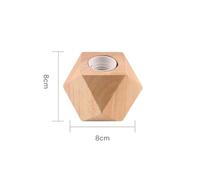 WMAMBZNDHP Lampe de table vintage en bois avec douille E27, prise UE 220 V/110 V, veilleuse rétro for chambre à coucher, salon, décoration(8)