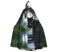 WMASTNjgdA Azure Lurker Poncho châle unique Darkness - Couverture portable personnalisable pour femme, accessoire de costume parfait pour Halloween, chevalier, Akatsuki et plus encore