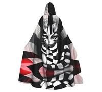 WMASTNjgdA Cats in mime Poncho châle unique Darkness - Couverture portable personnalisable pour femme, accessoire de costume parfait pour Halloween, chevalier, Akatsuki et plus encore