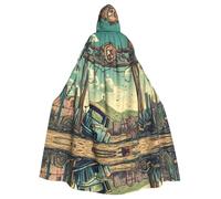 WMASTNjgdA End of World Desert Poncho châle unique Darkness - Couverture portable personnalisable pour femme, accessoire de costume parfait pour Halloween, chevalier, Akatsuki et plus encore
