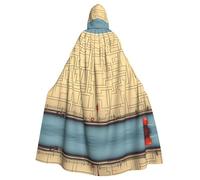 WMASTNjgdA Entrez dans le labyrinthe de la pensée Poncho Châle Unique Darkness - Couverture portable personnalisable pour femme, accessoire de costume parfait pour Halloween, chevalier, Akatsuki et