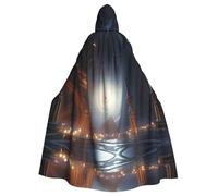 WMASTNjgdA Eternal Ball Poncho châle unique Darkness - Couverture portable personnalisable pour femme, accessoire de costume parfait pour Halloween, chevalier, Akatsuki et plus encore