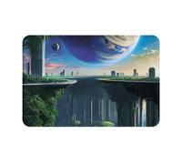 WMASTNjgdA Krypton's Paillasson unique personnalisé avec motif d'espace onirique - Paillasson d'entrée pour intérieur et extérieur - Tapis de bienvenue personnalisé avec matériau en polyester durable