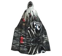 WMASTNjgdA Poncho châle unique à géométrie déroutante - Couverture portable personnalisable pour femme, accessoire de costume parfait pour Halloween, chevalier, Akatsuki, et plus encore