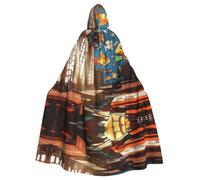 WMASTNjgdA Poncho châle unique de style conte de fées - Couverture portable personnalisable pour femme, accessoire de costume parfait pour Halloween, chevalier, Akatsuki et plus encore