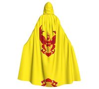 WMASTNjgdA Poncho châle unique drapeau royal de la Thaïlande - Couverture portable personnalisable pour femme, accessoire de costume parfait pour Halloween, chevalier, Akatsuki et plus encore