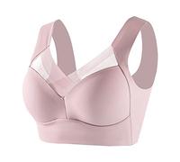 Wmbra Soutien-gorge correcteur de posture Soutien-gorge élastique Bustier Ice Silk Air Soutien-gorge push-up sans coutures Ultra fin quotidien Soutien-gorge sommeil yoga Sling Soutien-gorge respirant,