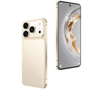 WMDMJT Smartphone I17 Pro Max 7,3" FHD Super-V, Double caméra, Snapdragon 8Gen4, Batterie 8000 mAh, Compatible 5G, Double Emplacement pour Carte mémoire SDXC et SD,Gold-1TB
