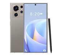 WMDMJT Smartphone Ultra-Fin S25 Ultra avec Stylet intégré, Version Internationale 5G, écran Incell HD perforé de 7,3 Pouces, Batterie Longue durée de 8 000 mAh, pour Filles, garçons,Grey-1TB