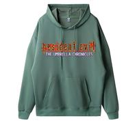 WMDMJT Sweat À Capuche Oversize Unisexe for Resident - Pull Streetwear Décontracté avec Poche Et Capuche À Cordon, Style for Evil, Inspiré De Umbrella, Coupe Ample Et Couleur Unie,Green 2-3x_l