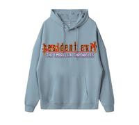 WMDMJT Sweat À Capuche Oversize Unisexe for Resident - Pull Streetwear Décontracté avec Poche Et Capuche À Cordon, Style for Evil, Inspiré De Umbrella, Coupe Ample Et Couleur Unie,Blue 3-m
