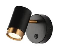 Wmdtr Applique Murale rotative avec Interrupteur, Lampe de Nuit pour tête de lit d'hôtel GU10, luminaire Mural de Chevet de Chambre Moderne, Lampes murales, Lampes de Lecture pour Salle d'étude