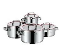 WMF Set de cuisson Function 4 07 6004 6380 – 4 pièces (1 bas 20 cm, 3 hauts 16/20/24 cm) Rouge G