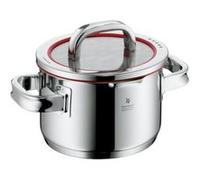 WMF Petite marmite Function 4 16 cm 1,9 l - inox Cromargan, couvercle en verre, induction, rouge