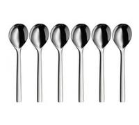 WMF 1291596040 Set de 6 Cuillères à consommé, Acier Inoxydable, Argent, , 17 cm