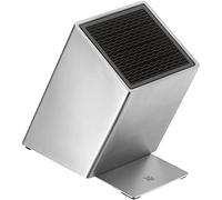 WMF 1893844500 FlexTec Bloc à couteaux en acier inoxydable vide, pour jusqu'à 15 couteaux de cuisine, disposition libre des couteaux, protection optimale, acier inoxydable Cromargan, plastique de