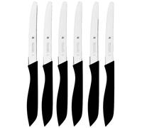 WMF 3201007488 SET de couteaux de petit-déjeuner 6 pcs 23cm, ondulé ClassicLine noir